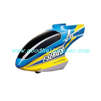 mjx-f-series-f39-f639 helicopter parts head cover (blue color)